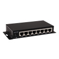 100-240 V 8 puertos 10/100/1000 mbps conmutador Ethernet rj45 POE 8ch 12 v 24 v POE pasivo